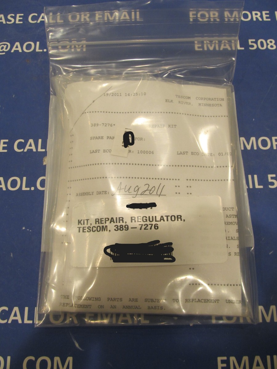 TESCOM - sarutyou Tescom Regulator Spare Parts Repair Kit, 389-7276 New Sealed