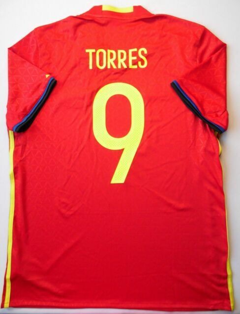 Morata Spain Jersey 2016 Home L Shirt Mens Camiseta Football adidas AI4411  Ig93 for sale online | eBay
