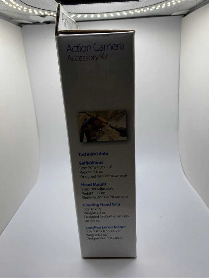 Action camera Accessory Kit Platinum Plus By Sunpak Selfie Wand Head Mount 4 pc - Image 4 of 4