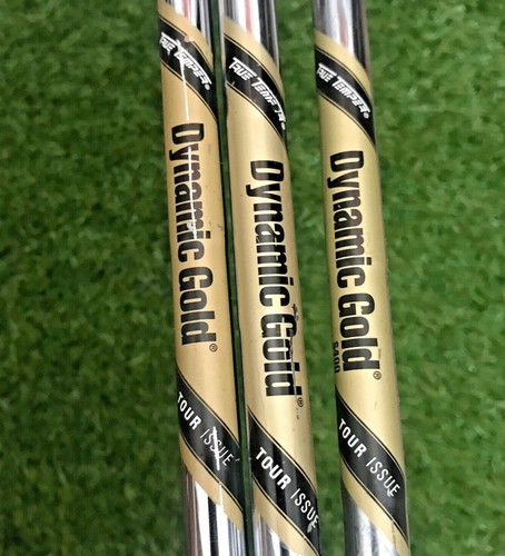 True Temper Dynamic Gold Tour Issue S400 X100 Steel Shafts .355" Taper Tip - Picture 1 of 4