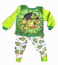 Nickolodeon Infant 2 Piece Pajama Suit SZ 24 Months Teenage Mutant Ninja Turtles