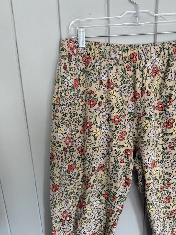 Calça de moletom Teddy Fresh floral da vovó joggers G algodão grande - Imagem 2 de 4