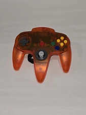 Nintendo N64 3rd party Orange Controller TESTED & GUARANTEED! 