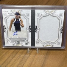 2024 Topps Royalty Tennis - Liv Hovde - Auto Jumbo Relic Book - #07/25