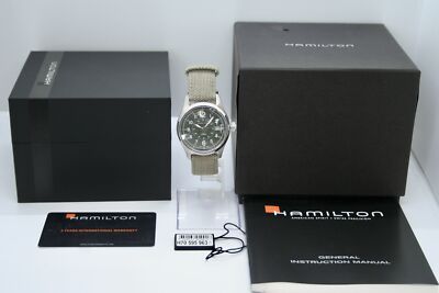 [MINT/w Box] Hamilton Khaki Field H705950 Automatic Date 100m Men's Watch JAPAN