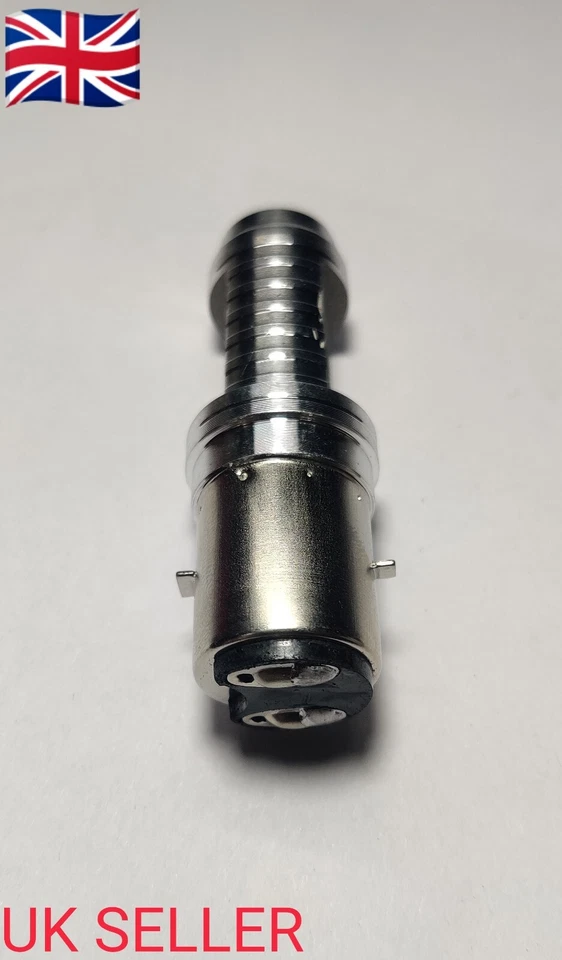 BOMBILLA DELANTERA LED BRILLANTE VESPA PX125E PX150E PX200E 1998 EN ADELANTE 12V 35/35 Foto 2 de 4