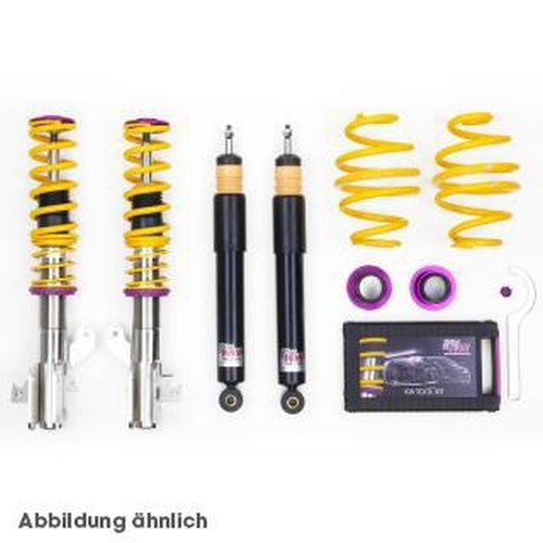 KW Gewindefahrwerk V2 Variante 2 INOX für VW Golf 3 Vento 1HX0 1H 1EX0 1E 07/93- - Bild 3 von 6