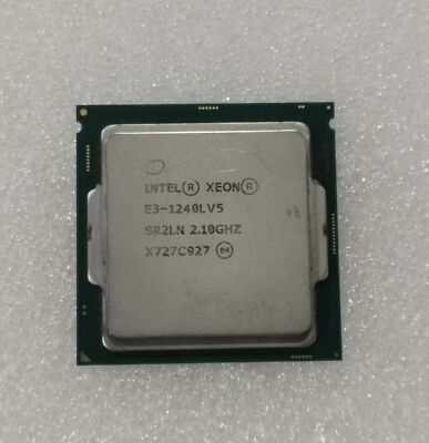 Intel Xeon E3-1240L V5 2.1GHz LGA 1151 SR2CW 25W 4Core CPU Processor E3 1240L V5