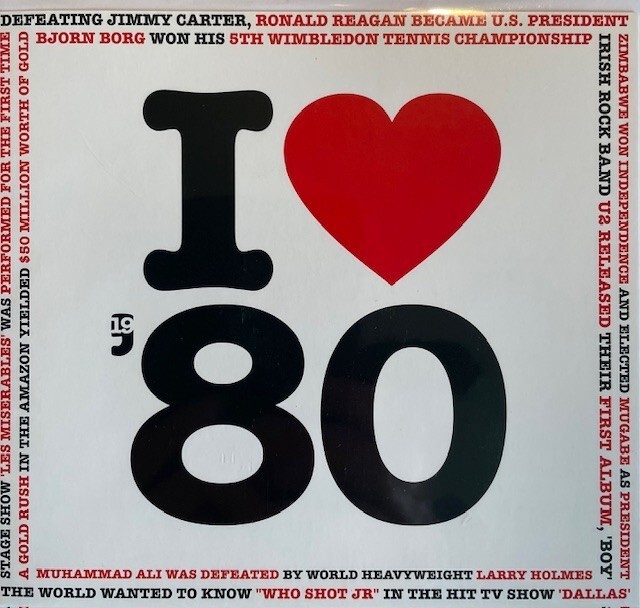 Born 1980 Happy 46th Birthday Year Greeting Card & Vintage Original Songs CD