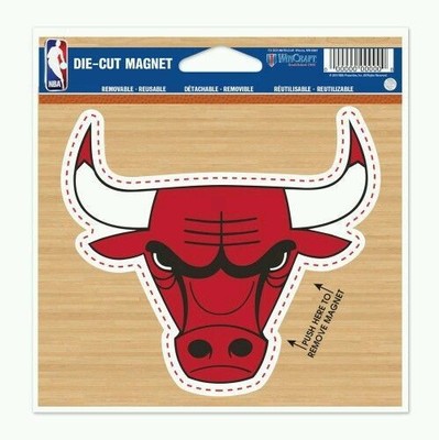 WINCRAFT CHICAGO BULLS LOGO DIE CUT MAGNET 5"x5.25 ...