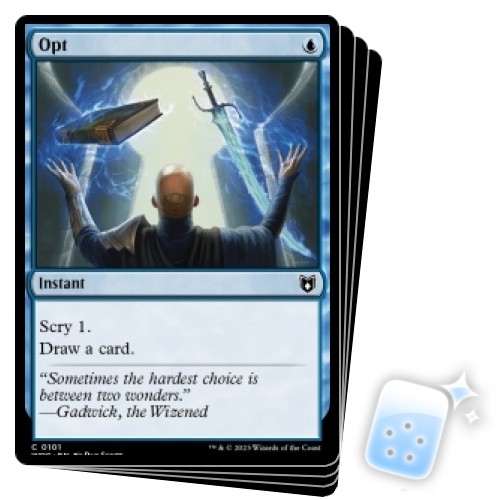 OPT X4 Wilds Of Eldraine: Commander Magic MTG MINT CARD - Picture 1 of 1