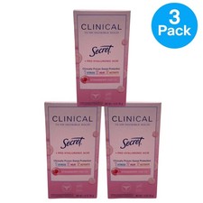 Secret Clinical 72HR Invisible Solid Deodorant 1.6oz 3 Pack New Exp 05/27