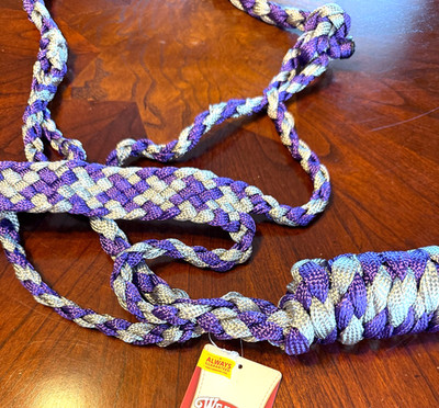 Weaver Leather Mule Tape BraidedPoly Horse Halters with Lead New Purple