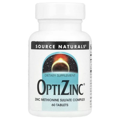 Source Naturals Zinc 60 Tablets Immune Support
