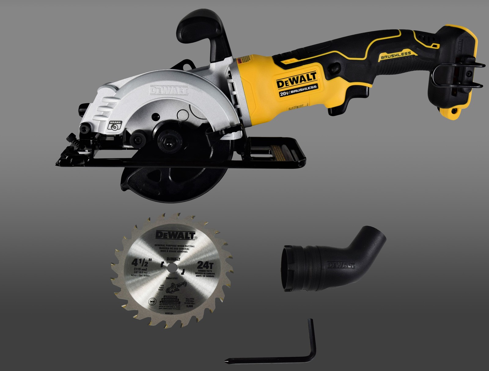DeWalt DCS571B 20V Cordless Brushless 4 1/2" Circular Saw (Tool Only)