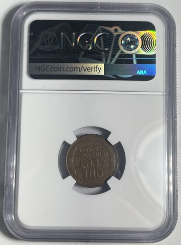 1931-D LINCOLN WHEAT CENT GRADED NGC VF25 - Picture 2 of 2
