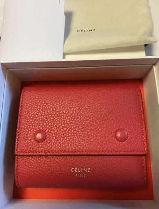 Celine Compact Wallet Small Multifunction Women L… - image 2