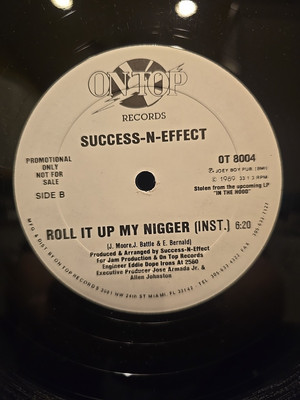 Super Rare Success N Effect PROMO LP Rolli It Up My Nig... On Top Records Mint