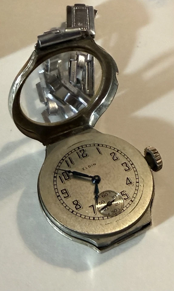 Hermoso reloj de pulsera vintage Elgin para damas, alrededor de finales de 1920 a principios de 1930. Foto 3 de 3