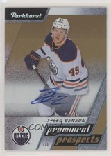 2020 Upper Deck Parkhurst Prominent Prospects Gold Tyler Benson #PP5 Auto 02l6