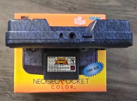 Neo Geo Pocket Color Console Stone Blue Handheld System  Excellent