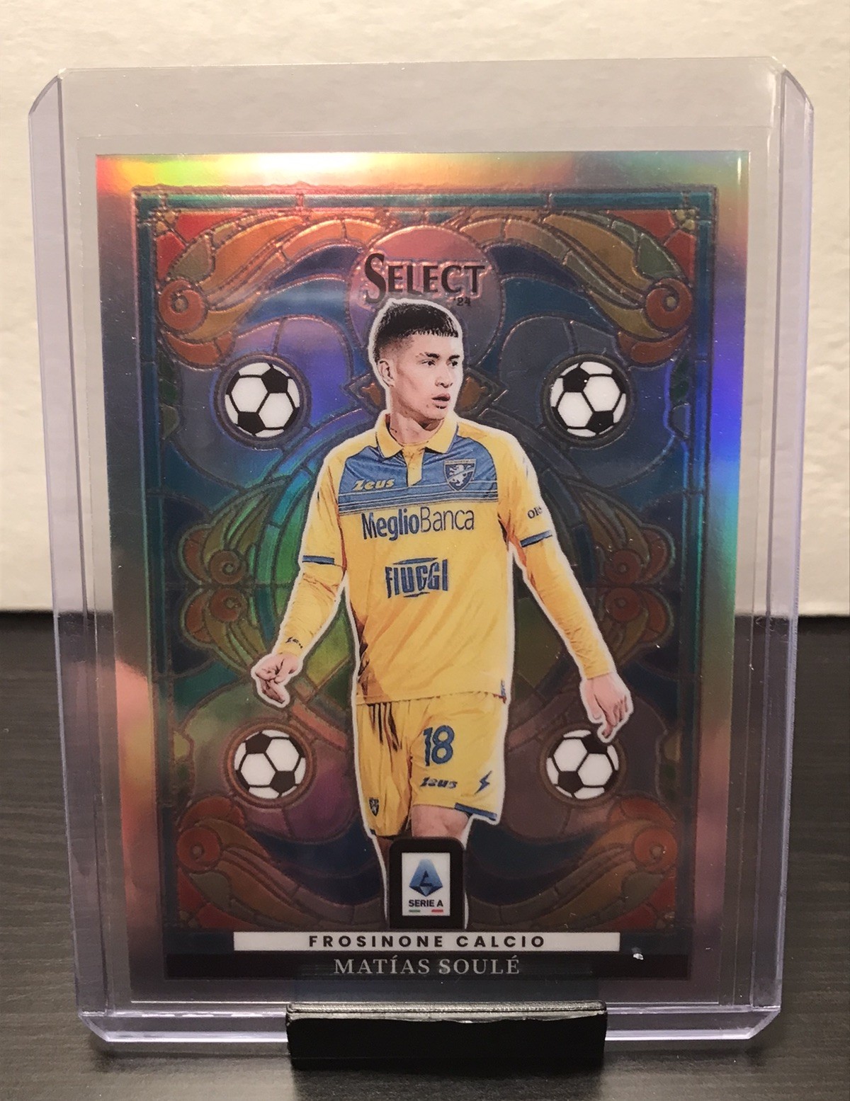 PANINI SELECT MATIAS SOULE STAINED GLASS SERIE A 2023 2024 FIFA SSP LOOK!!!