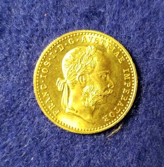 1915 Austria Gold 1 Ducat BU Proof-Like Restrike .1107 AGW ~ L👀K