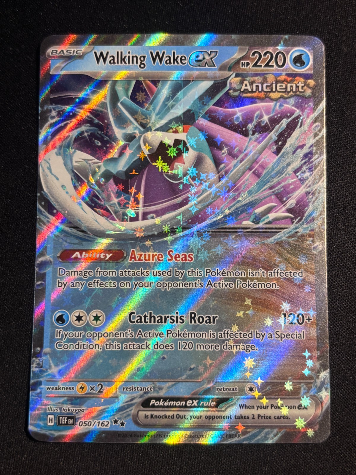 Walking Wake ex - 050/162 - SV05: Temporal Forces Double Rare Holo NM