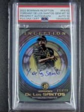 2022 Inception Yordany De Los Santos Primordial Prospects Auto /200 PSA 10 10 🔥
