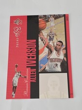1996-97 SP Premium Collection Holoviews Allen Iverson HOF Rookie Card #PC28. rookie card picture
