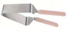 Cake Cutter, Stainless Steel Cake Pie Knife Server With Double Handle Wedding