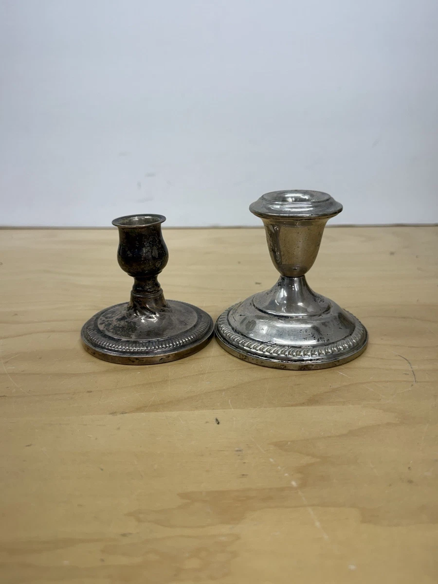 Fisher Sterling Silver In Antique Us Sterling Silver Candlesticks