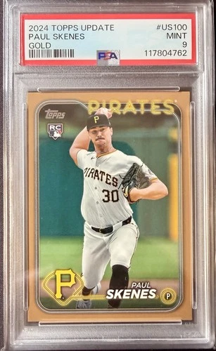 2024 Topps Update Paul Skenes Gold Rookie PSA 9 MINT 🔥🔥🔥🔥