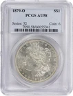 1879-O Morgan Silver Dollar AU58 PCGS