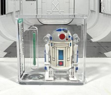 STAR WARS KENNER 1985 R2-D2 DROIDS POP UP SABER FIGURE GRADED AFA 75+ VINTAGE