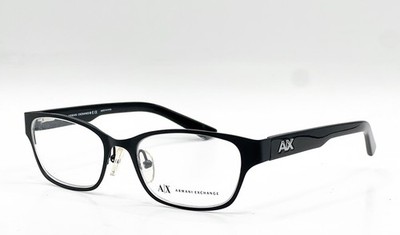NEW ARMANI EXCHANGE AX 1013 6053 BLACK AUTHENTIC EYEGLASSES 50-18