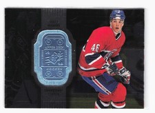 1998-99 SPx Finite #45 Matt Higgins #/9500 Montreal Canadiens Rookie SP