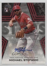 2023 Topps Series 2 Baseball Stars Black /199 Michael Stefanic #BSA-MST Auto sh7