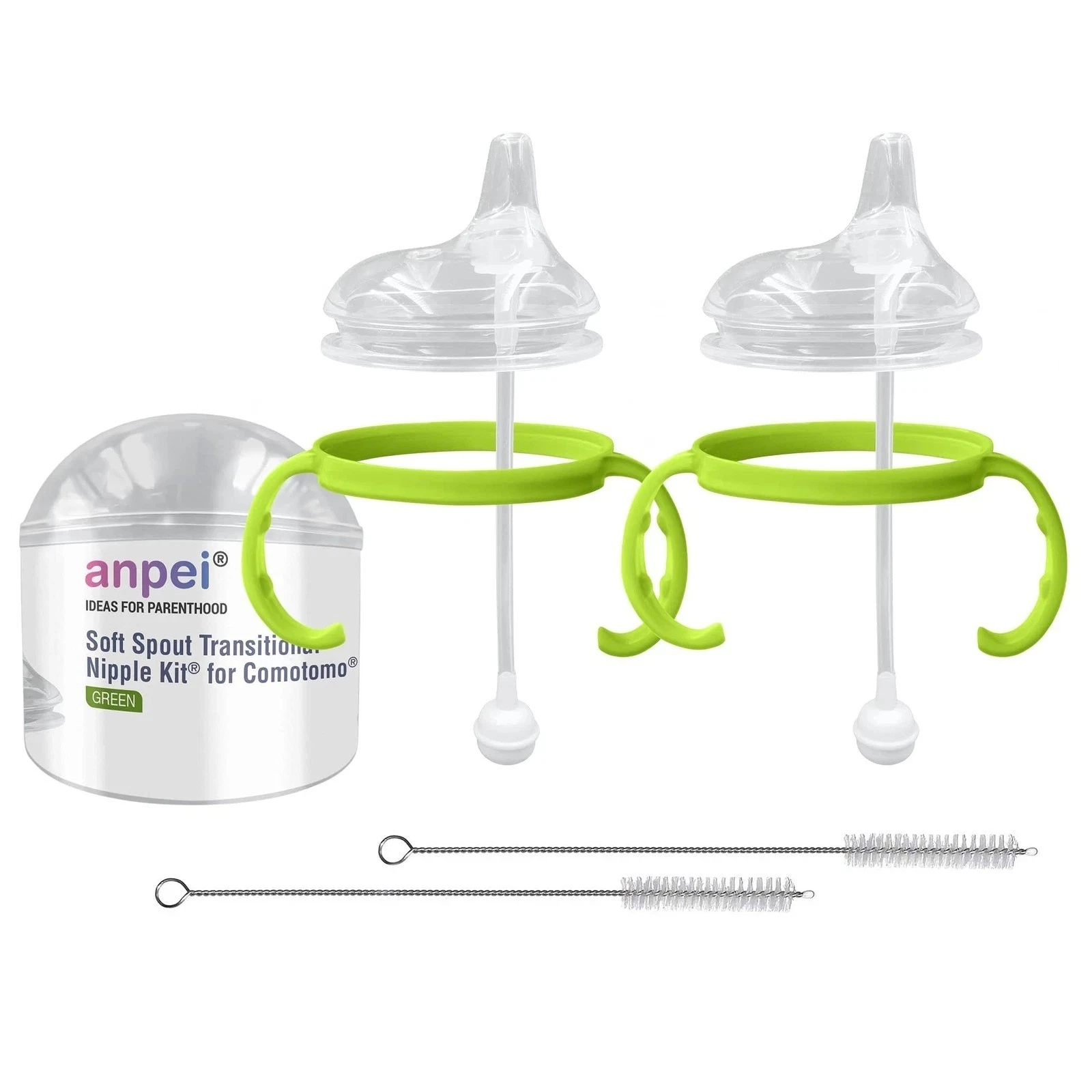 Sippy Cup Spout Kit For Comotomo Bottles Pack Of 2 Bpa Free Baby Product
