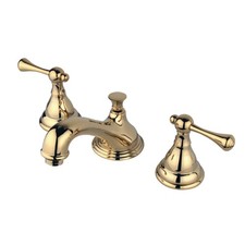 Kingston Brass KS556.BL Royale 1.2 GPM Widespread Bathroom Faucet - Brass