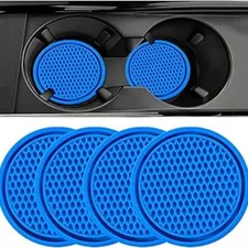 Car Cup Coaster, 4PCS Universal Auto Non-Slip Cup Holder Embedded in Ornaments S
