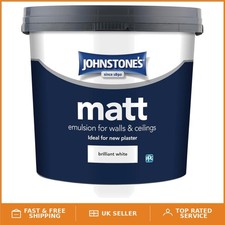 Brilliant White 5L Matt Emulsion - Smooth Finish, Low Odour, High Quality 2.60 per litre