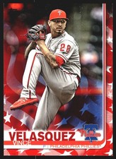 Vince Velasquez Philadelphia Phillies 2019 Topps Ind. Day #480 SN /76