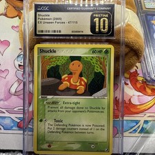 Pokemon TCG Unseen Forces Shuckle Card 2005 47/115 Non-Holo Pristine 10 on eBay