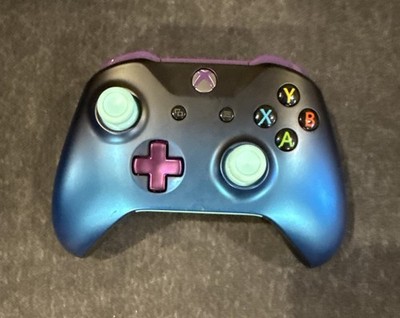 Official Microsoft Xbox One Custom Stellar Shift Blue Purple Teal Controller!