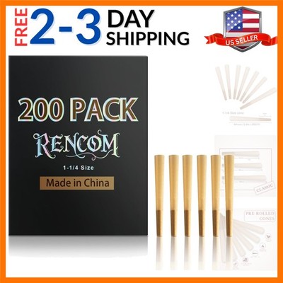 Rolling Cones 1-1/4 Size- - Cones 1-1/4 Size - Slow Burning 1-1/4 Size Pre Ro...