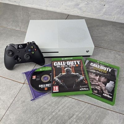 Xbox One S 1TB Konsole Bundle Controller 3 Spiele getestet funktioniert Black Ops 4 