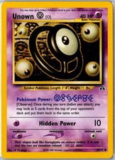 Pokemon Card - Unown [O] 69/75 Neo Discovery Common Heavily Played on eBay