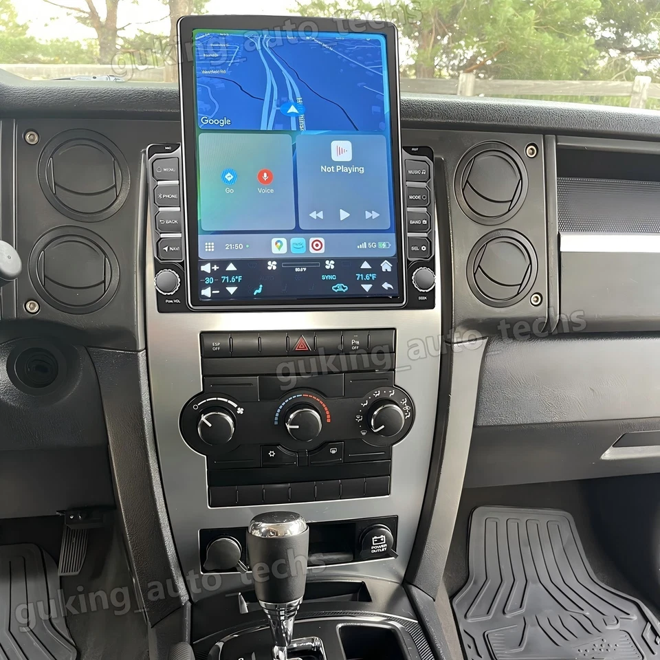 9.7“ For 2006-2010 Jeep Commander CarPlay Android 13 Car Stereo Radio GPS w/ Cam - Imagen 2 de 4