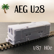 1/87 HOe – AEG U28  Voie étroite  Kato 109 Locomotive minière
